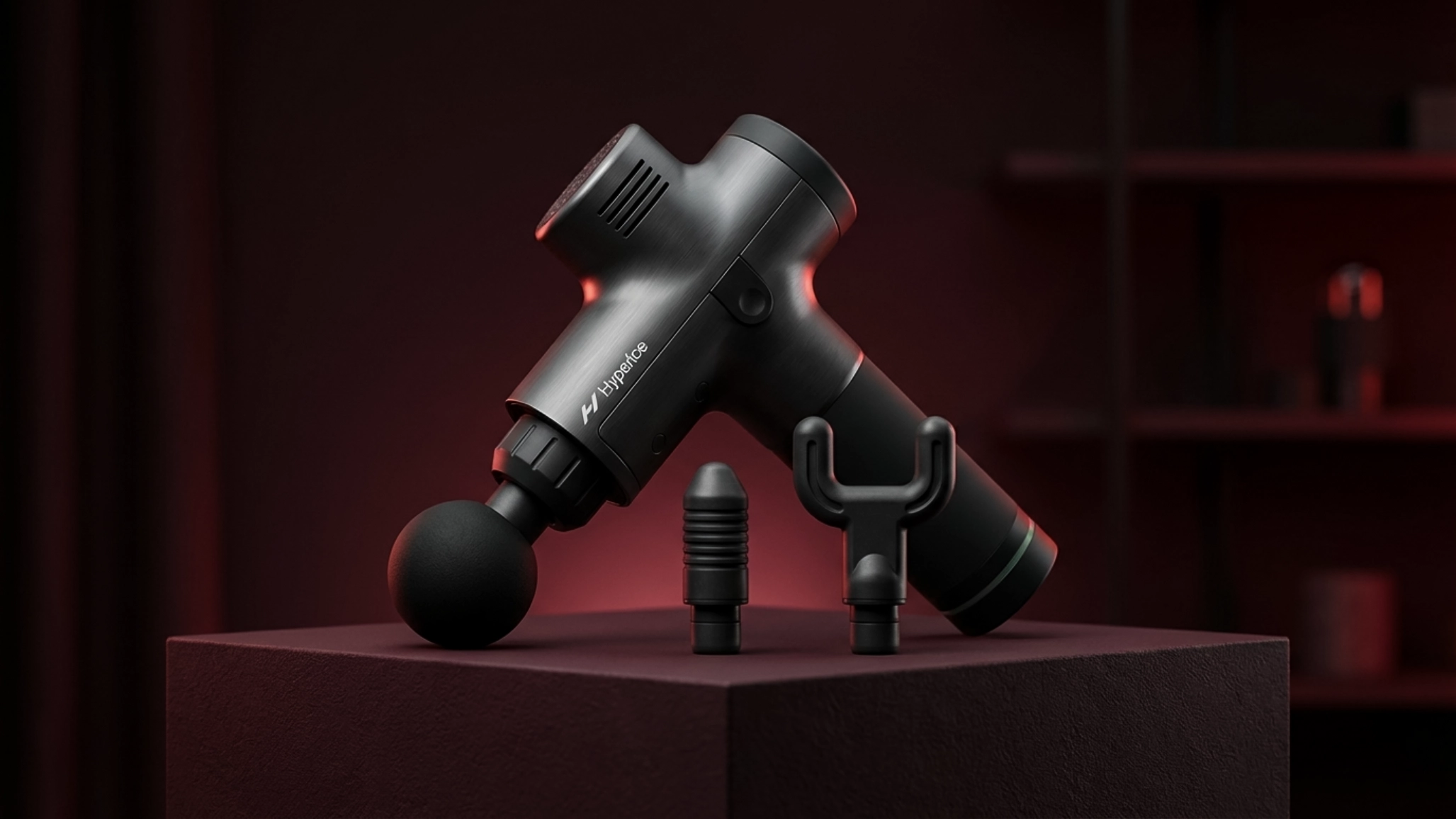 portable massage gun for deep tissue muscle relaxation