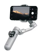 JBQ AxisFlow Gimbal Stabilizer Tripod for Smartphones with AI Tracking, 3-Axis Stabilization & Tripod Stand, Grey - Image 2