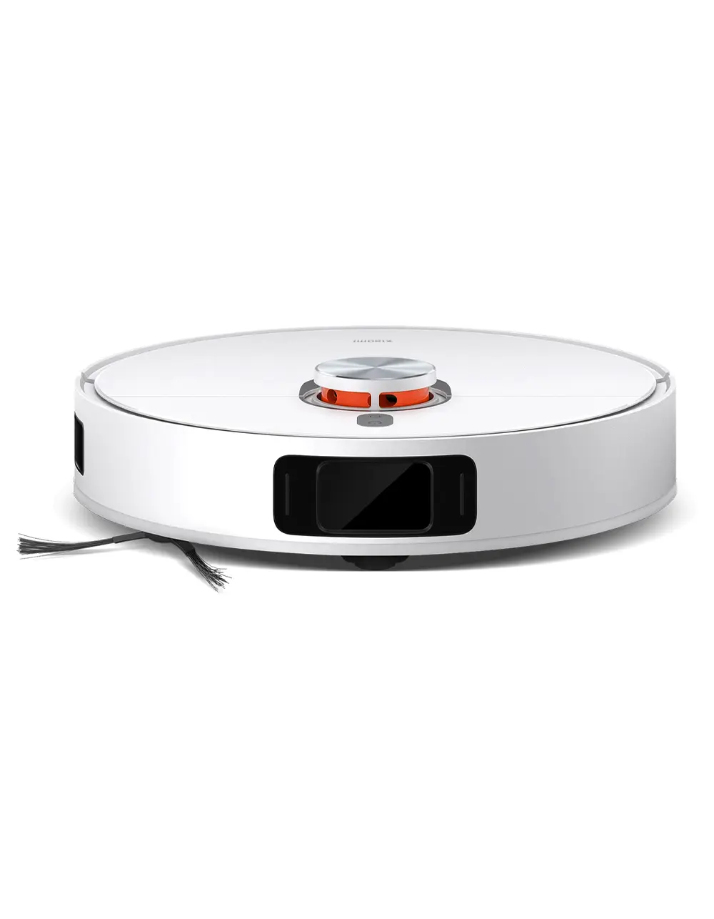 X20 Pro robot vacuum picking up pet hair from low-pile carpet