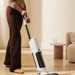 Xiaomi Truclean W20 Wet Dry Vacuum standing on a clean floor