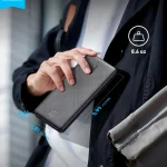 Anker 313 Power Bank 10000mAh Portable Charger, USB-C Input, Dual USB Output, Compact Battery Pack for Travel, Daily Charging