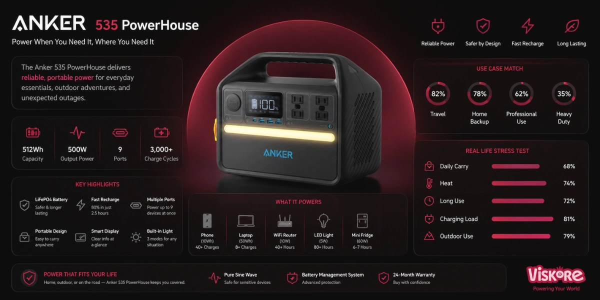 Anker 535 PowerHouse 512Wh 500W