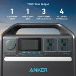 Anker 535 PowerHouse Portable Power Station, 512Wh Capacity, 500W Output
