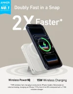 Anker MagGo 10000mAh Qi2 Certified MagSafe-Compatible Power Bank, 15W Wireless Charging, USB-C Fast Charging, Portable Magnetic Battery Pack for Travel and Daily iPhone Charging - Image 5