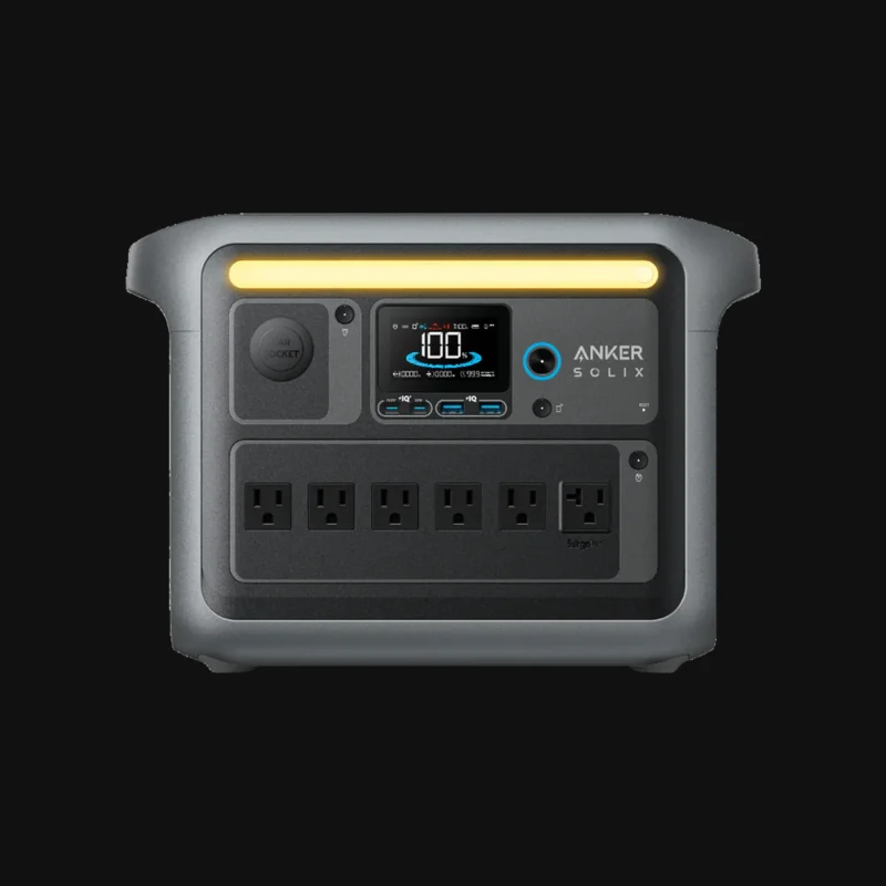 Anker SOLIX C1000 Portable Power Station, 1056Wh Capacity, 1800W Output