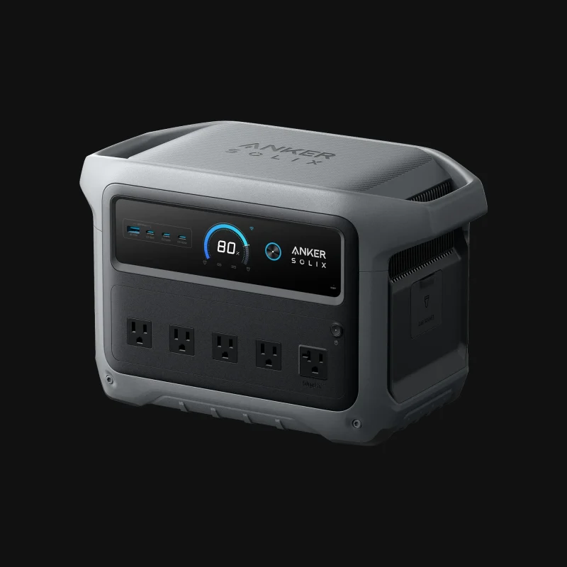 Anker SOLIX C1000 Portable Power Station, 1056Wh Capacity, 2000W Output, LiFePO4 Battery