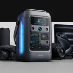 Anker SOLIX C300 DC Portable Power Station, 288Wh Capacity, 300W Output, Compact Battery