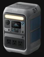 Anker SOLIX C300 Portable Power Station, 288Wh Capacity, 300W Output, LiFePO4 Battery Solar Generator, Compact Backup Power for Short Outages, Travel and Camping - Image 2