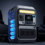 Anker SOLIX C300 Portable Power Station, 288Wh Capacity, 300W Output, LiFePO4 Battery Solar Generator, Compact Backup Power for Short Outages, Travel and Camping