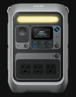 Anker SOLIX C300 Portable Power Station, 288Wh Capacity, 300W Output, LiFePO4 Battery Solar Generator, Compact Backup Power for Short Outages, Travel and Camping - Image 3