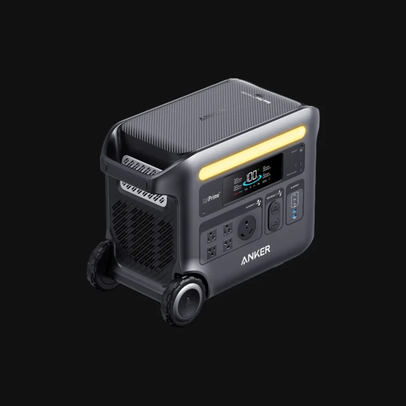 Anker SOLIX F2600 Portable Power Station, 2560Wh Capacity, 2400W Output, LiFePO4 Battery, Solar Generator for Home Backup and Outdoor Camping