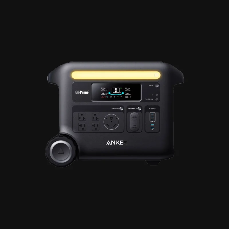 Anker SOLIX F2600 Portable Power Station, 2560Wh Capacity, 2400W Output, LiFePO4 Battery, Solar Generator for Home Backup and Outdoor Camping