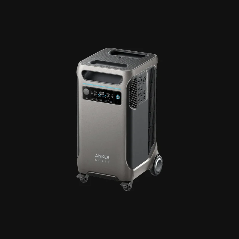 Anker SOLIX F3800 Plus Portable Power Station, 3840Wh Capacity, 6000W Output, LiFePO4 Battery, Whole-Home Backup and RV Power Use