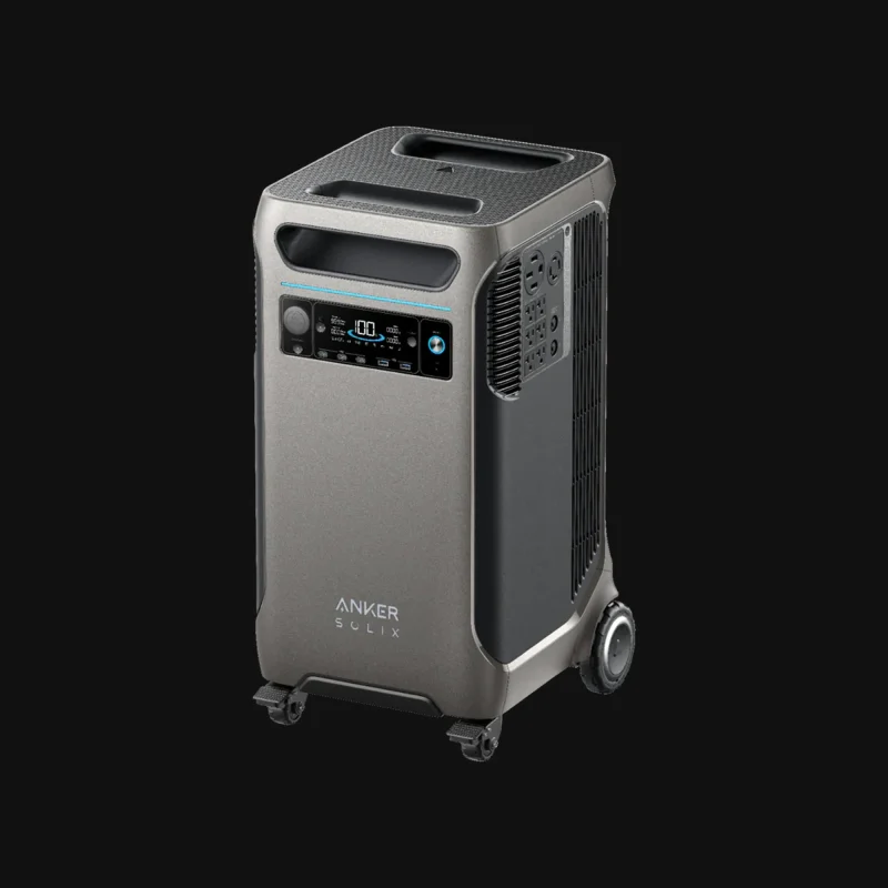 Anker SOLIX F3800 Portable Power Station, 3840Wh Capacity, 6000W Output, LiFePO4 Battery