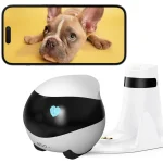 Enabot EBO SE Family Bot Smart Pet Robotic Camera with Wheels, 1080P Indoor Security Camera, 2500mAh Battery