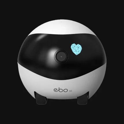 Enabot EBO SE Family Bot Smart Pet Robotic Camera with Wheels, 1080P Indoor Security Camera, 2500mAh Battery