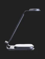 JBQ 3-in-1 Wireless Charging Station WIC-01, Multi-Device Wireless Charger for Phone Earbuds and Smartwatch, Fast Qi Charging Stand, Compact Desktop Charging Dock for Home Office and Travel - Image 3
