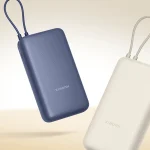 Xiaomi 33W Power Bank 20000mAh With Integrated Cable PB2030MI, USB-C Two-Way Fast Charging, Triple Device Support, Portable Power Bank for Travel, Daily Carry, and Mobile Devices