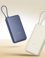 Xiaomi 33W Power Bank 20000mAh With Integrated Cable PB2030MI, USB-C Two-Way Fast Charging, Triple Device Support, Portable Power Bank for Travel, Daily Carry, and Mobile Devices