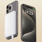 Xiaomi Magnetic Power Bank 5000mAh WPB0507, Magnetic Wireless Charging, USB-C Fast Charging, 7.5W Wireless Output, Compact Portable Power Bank for Travel and Daily Use
