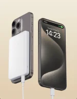 Xiaomi Magnetic Power Bank 5000mAh WPB0507, Magnetic Wireless Charging, USB-C Fast Charging, 7.5W Wireless Output, Compact Portable Power Bank for Travel and Daily Use