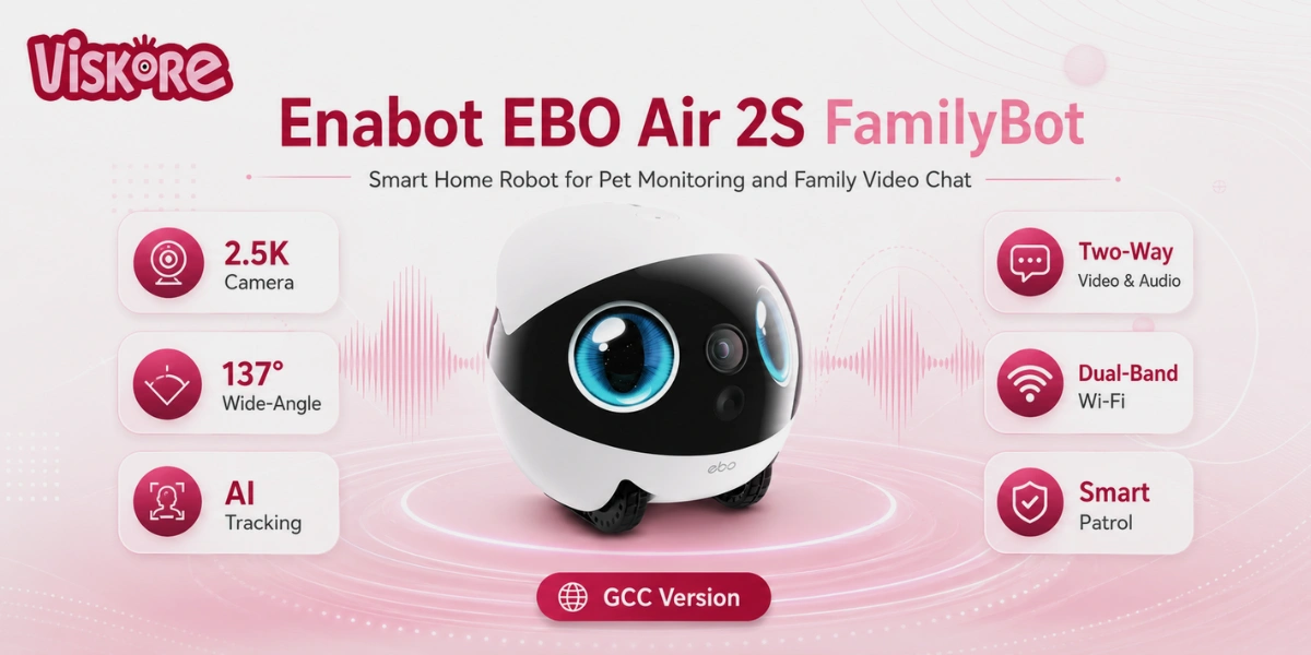 Enabot EBO Air 2S FamilyBot Home Robot