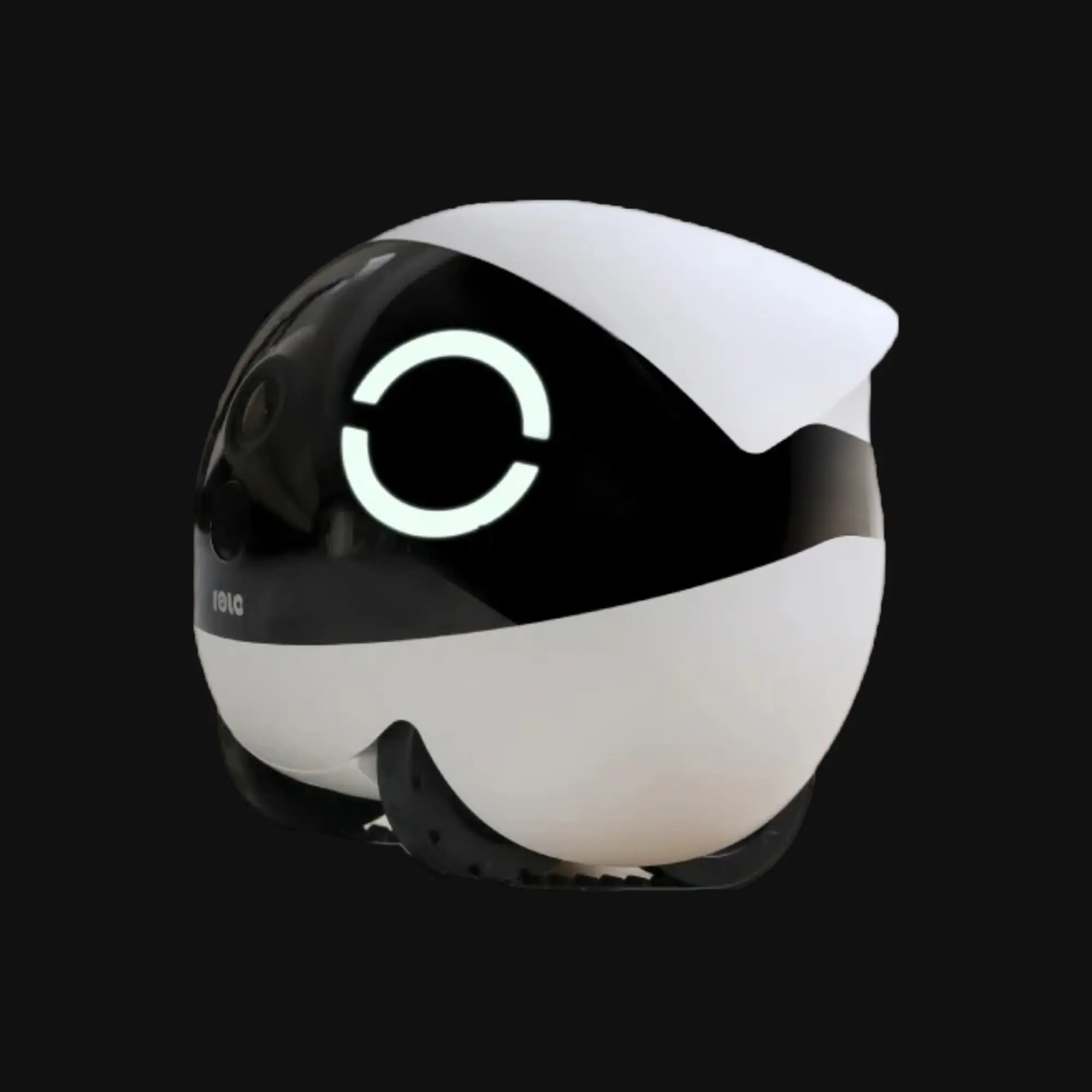 Enabot ROLA Mini Companion Robot, 2K QHD Pet Camera, 5000mAh Battery, Night Vision, Two-Way Audio, App Control, GCC Version, for Home Pet Monitoring and Remote Interaction