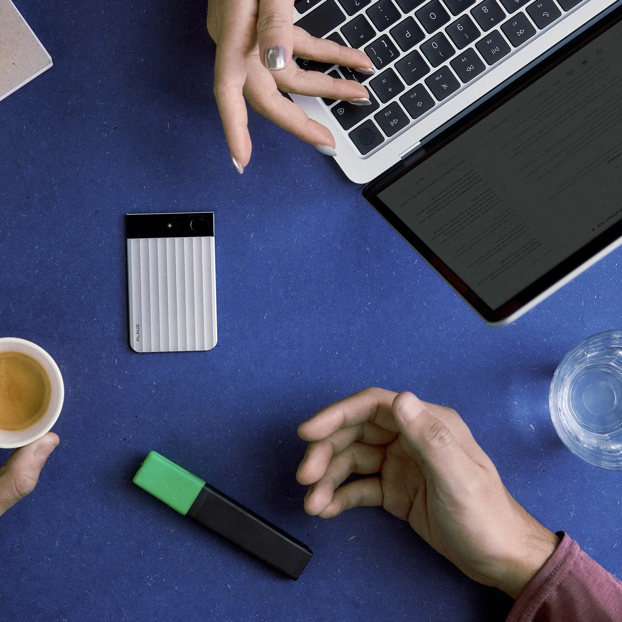 PLAUD Note Pro AI Voice Recorder, 64GB Storage, 30-Hour Recording, 4 MEMS Microphones and 1 VPU, 112-Language AI Transcription, for Meetings and Calls
